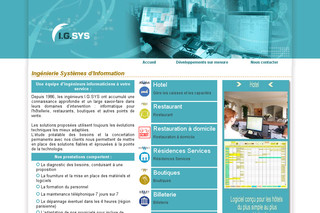 Aperçu visuel du site http://www.igsys.fr