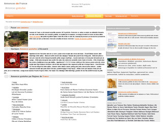 Aperçu visuel du site http://www.annonces-de-france.net