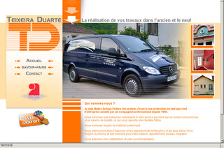 Aperçu visuel du site http://www.teixeira-duarte.com