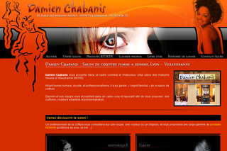 Aperçu visuel du site http://www.damienchabanis.fr