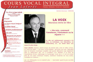 Jean-laforet.fr - Cours vocal integral Jean Laforêt