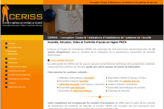 Aperçu visuel du site http://www.ceriss.fr