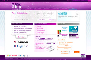 Agence de communication et webmarketing  - Ouest-online.com