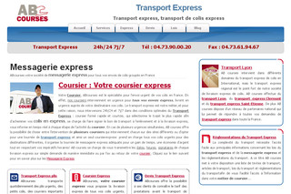 Transport Express - Abcourses.fr - Société de transport express et messagerie express
