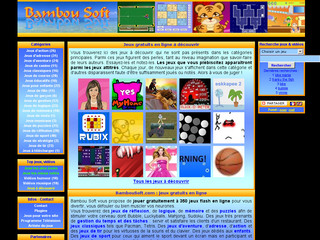 Bambou Soft : jeux gratuits en ligne - Bambousoft.com