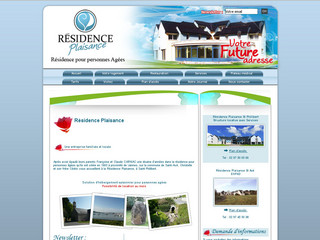 Aperçu visuel du site http://www.residence-plaisance.com