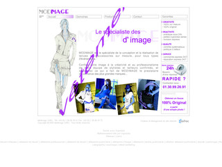 Aperçu visuel du site http://www.modimage.fr