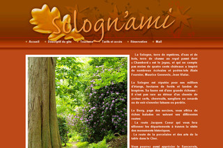 Aperçu visuel du site http://www.solognami.fr