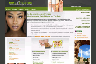Mondesthetique.com - Chirurgie esthétique en Tunisie