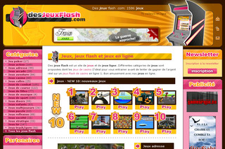 Desjeuxflash.com - Les meilleurs jeux flash gratuits en ligne