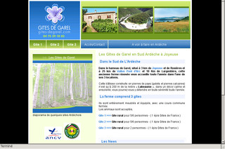 Les gites de garel en Ardèche | Gites-degarel.com