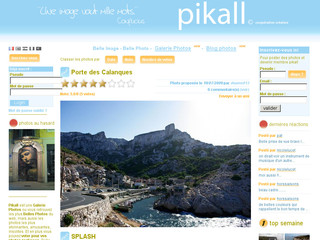 Aperçu visuel du site http://www.pikall.com