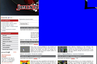 Aperçu visuel du site http://www.jeux-de-voiture.fr