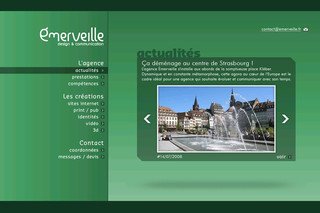 Aperçu visuel du site http://www.emerveille.fr