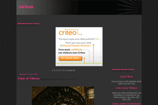Aperçu visuel du site http://nichan.over-blog.fr