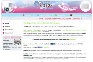 Cg2fenergie.com - Chauffage, climatisation et énergies à Lyon