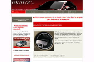 Aperçu visuel du site http://location-voiture-marrakech.toutloc.com