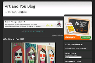 Aperçu visuel du site http://artandyou.over-blog.com/