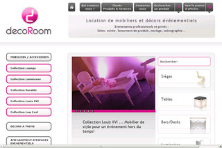 Aperçu visuel du site http://www.decoroom-design.com