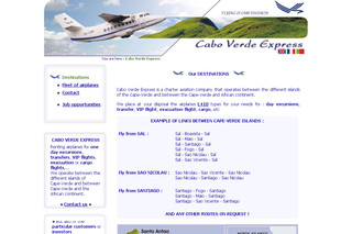 Location d'avion au Cap-Vert - Caboverdeexpress.com
