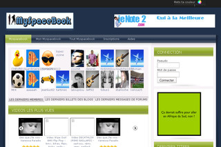 Myspacebook.be - Le réseau social qui te relie à tes amis