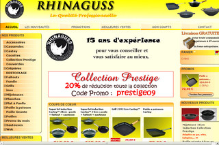Aperçu visuel du site http://www.rhinaguss.com