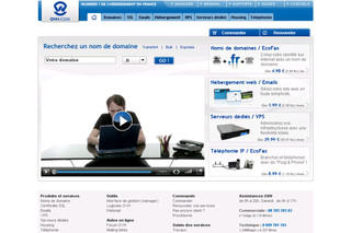 Aperçu visuel du site http://www.ovh.com/fr