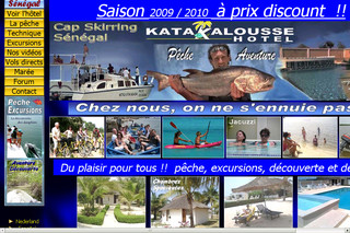 Aperçu visuel du site http://www.df-marlin-club-casamance.com