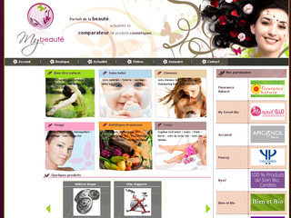 Aperçu visuel du site http://www.my-beaute.com