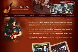Aperçu visuel du site http://www.pipes-jeannicolas.com