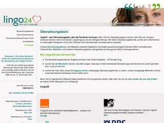 Agence de traduction sur Lingo24.ch