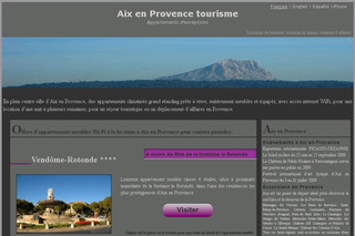 Aperçu visuel du site http://www.aixenprovencetourisme.fr/