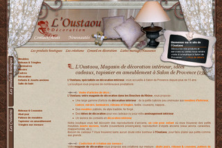 Aperçu visuel du site http://www.oustaou-deco.com