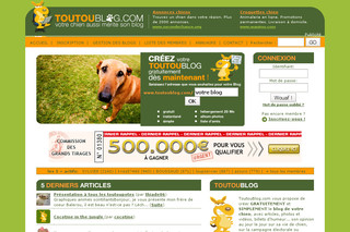 Toutoublog.com : un Blog pour votre chien !