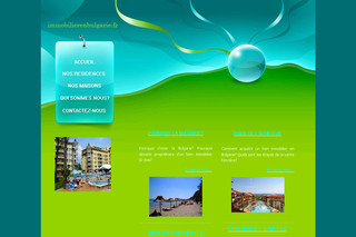 Aperçu visuel du site http://www.immobilierenbulgarie.fr
