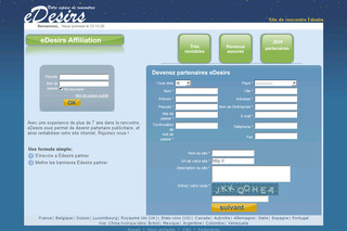 eDesirs Affiliation - Programme d'affiliation de rencontre en ligne - edesirs.biz