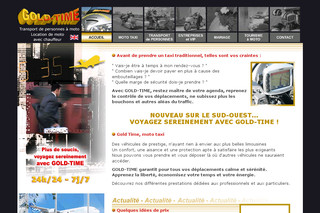 Aperçu visuel du site http://www.gold-time.fr