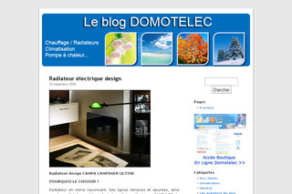 Aperçu visuel du site http://www.blogdomotelec.fr