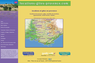 Aperçu visuel du site http://www.locations-gites-provence.com