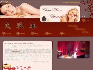 Aperçu visuel du site http://www.claramoore.be