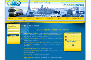 Aperçu visuel du site http://www.liabeuf-et-sapin.fr