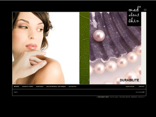 Aperçu visuel du site http://www.madaboutskin.com
