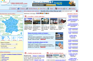 Aperçu visuel du site http://www.vacances.com/