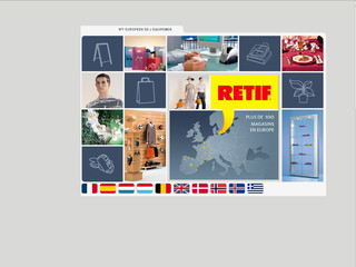 Aperçu visuel du site http://www.retif.eu