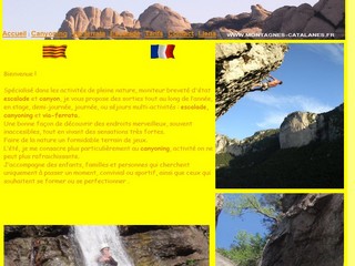 Aperçu visuel du site http://www.montagnes-catalanes.fr/