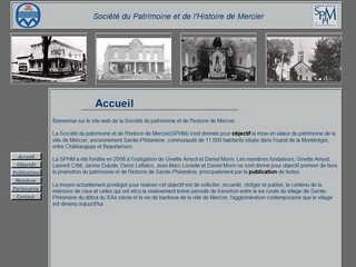 Société du Patrimoine et de l'Histoire de Mercier - Patrimoinemercier.com