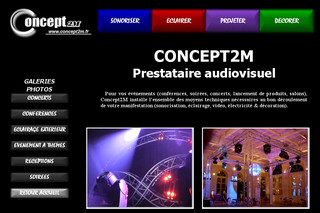Concept2M - Prestataire en sonorisation, eclairage, video et decoration