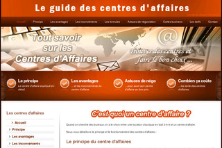 Aperçu visuel du site http://www.affaire-centre.com 