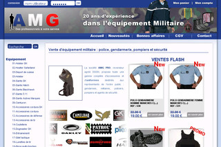 Amgpro.fr - Equipements militaires de gendarmerie AMG Pro