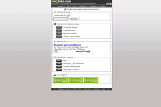 Aperçu visuel du site http://www.mobinks.fr